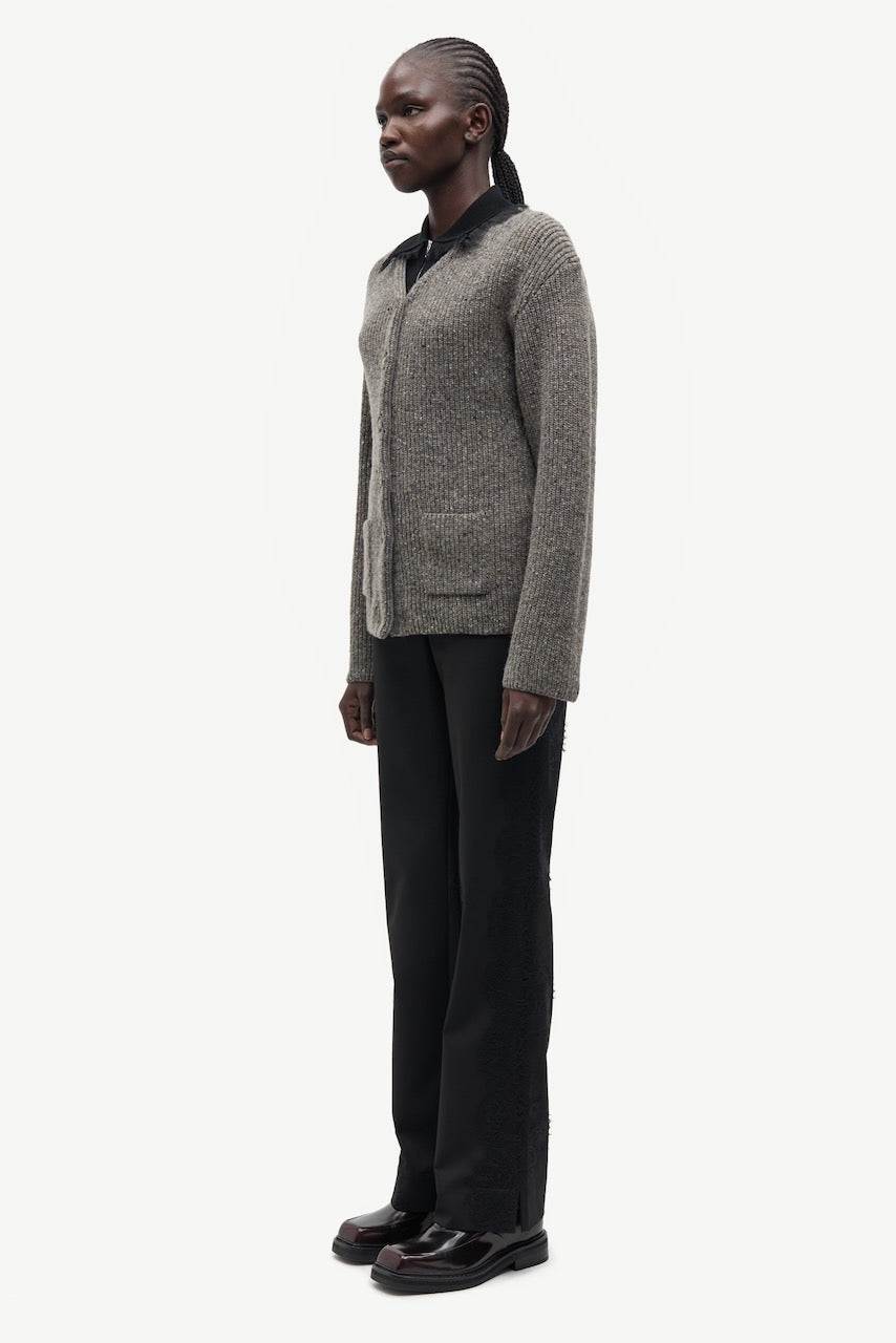 SAAMANDA Cardigan lead gray mel