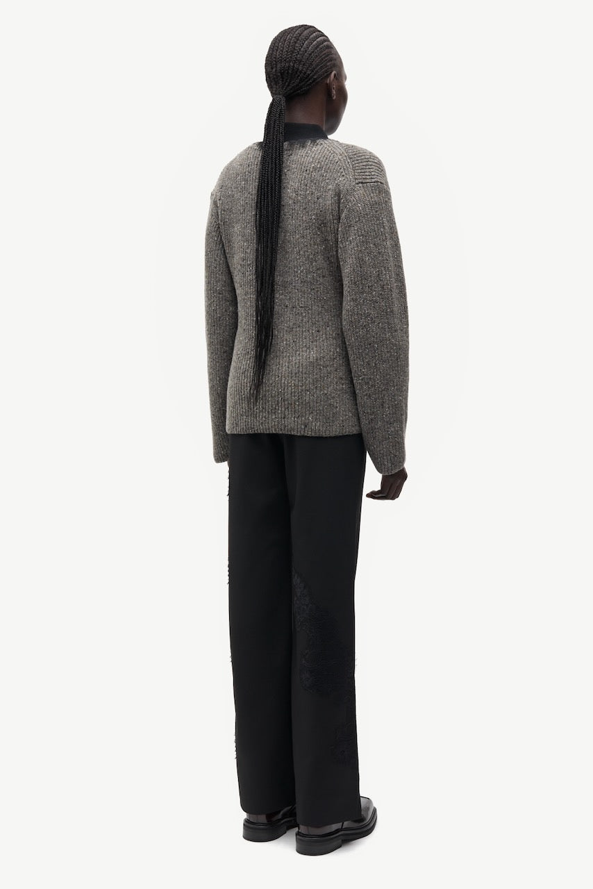 SAAMANDA Cardigan lead gray mel
