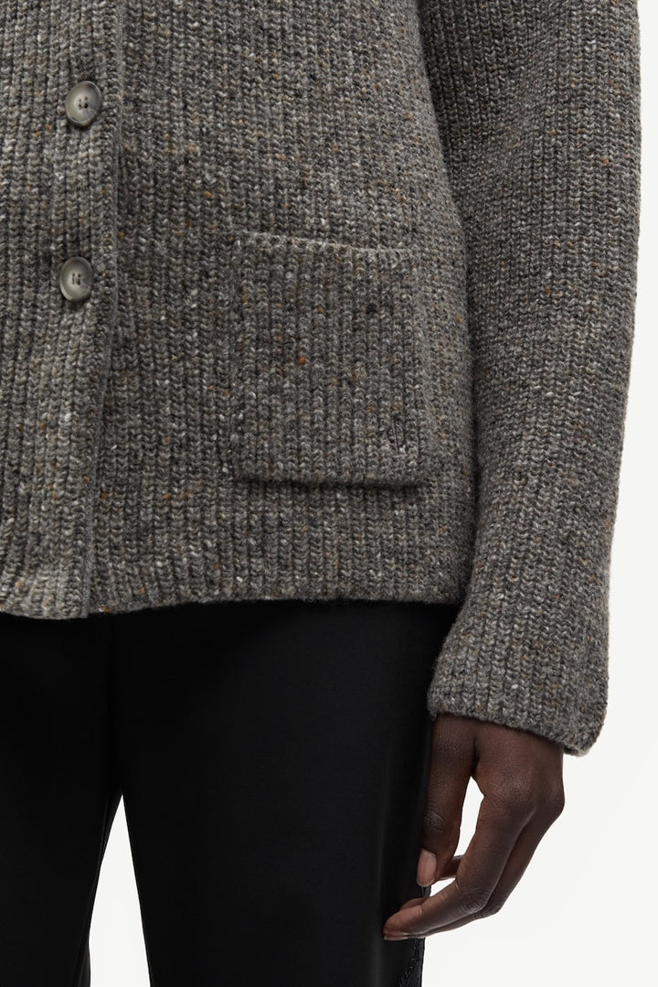SAAMANDA Cardigan lead gray mel
