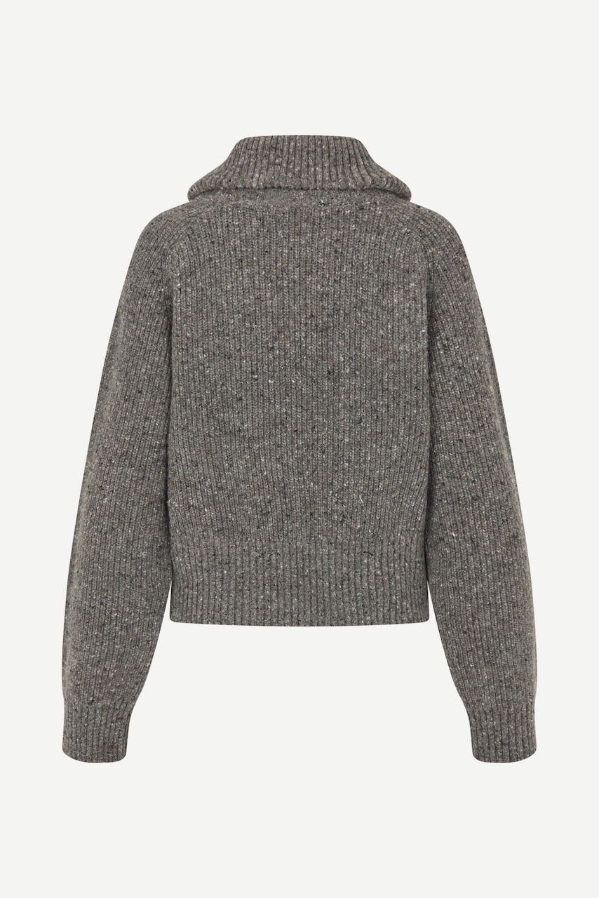 SAAMANDY Turtleneck lead gray mel