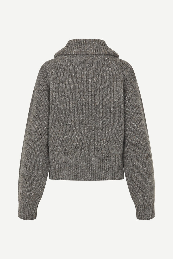 SAAMANDY Turtleneck lead gray mel