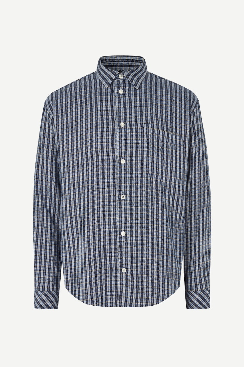 SALUAN P Shirt cyaneus check