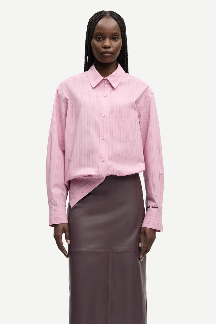 SALOVA Pocket Shirt orchid fudge
