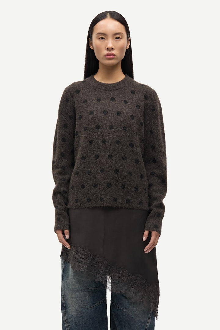 ANOUR O-N Pullover mulch dott