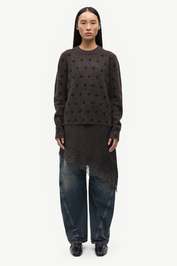 ANOUR O-N Pullover mulch dott
