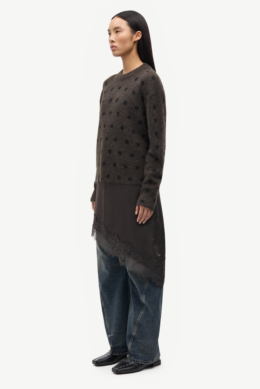 ANOUR O-N Pullover mulch dott