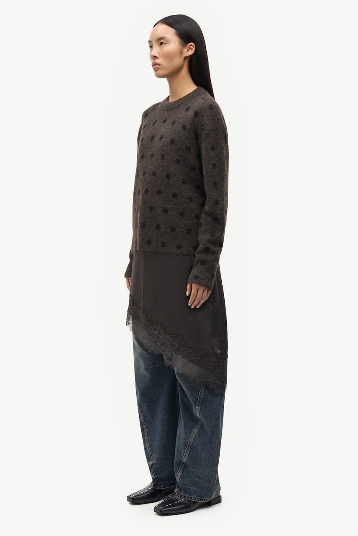 ANOUR O-N Pullover mulch dott