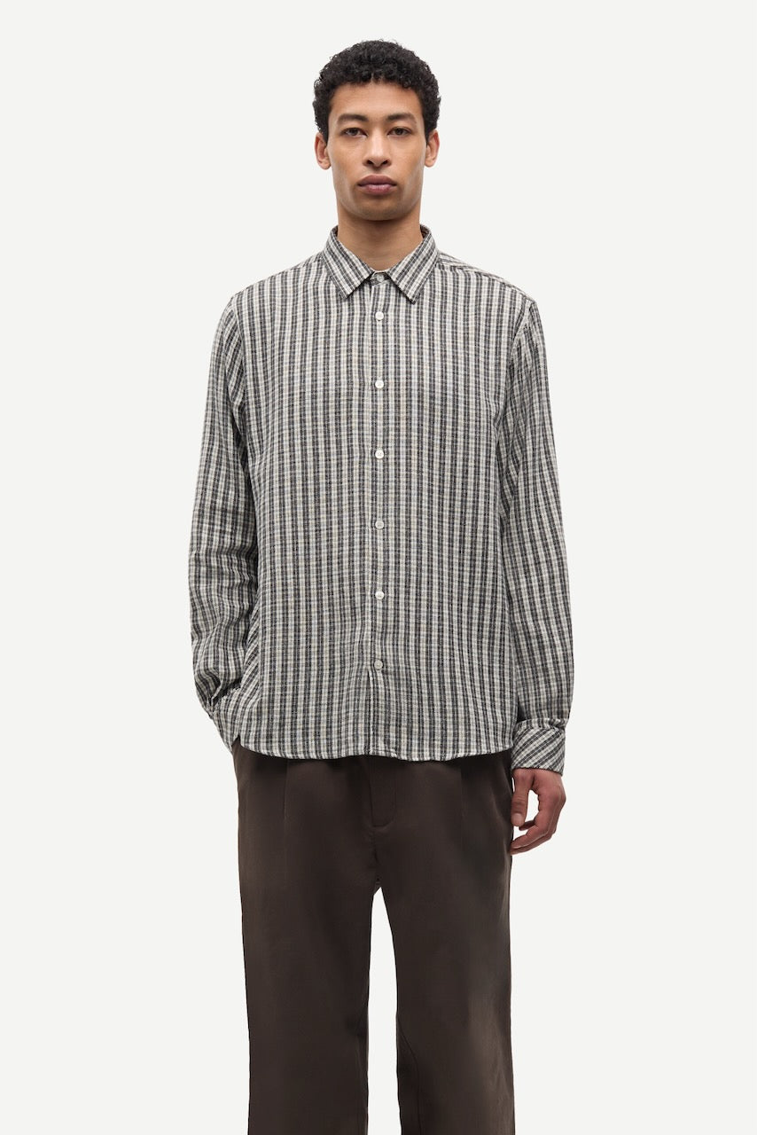 SARYAN X Shirt brown check