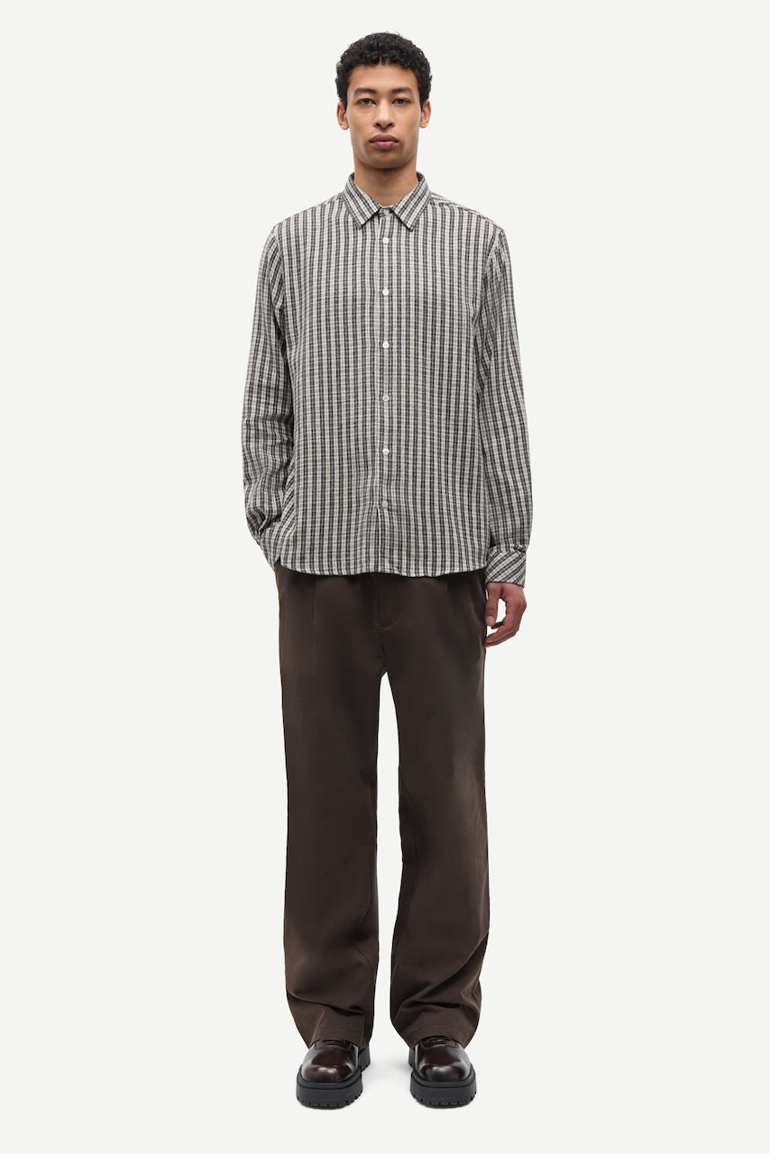 SARYAN X Shirt brown check