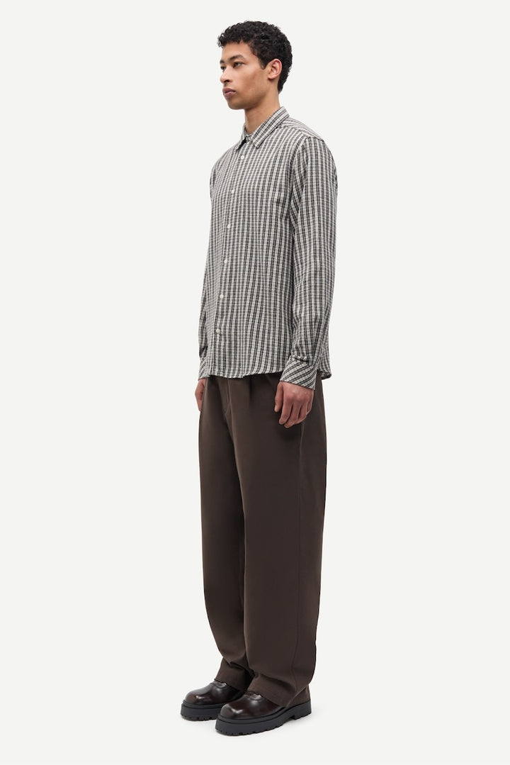 SARYAN X Shirt brown check