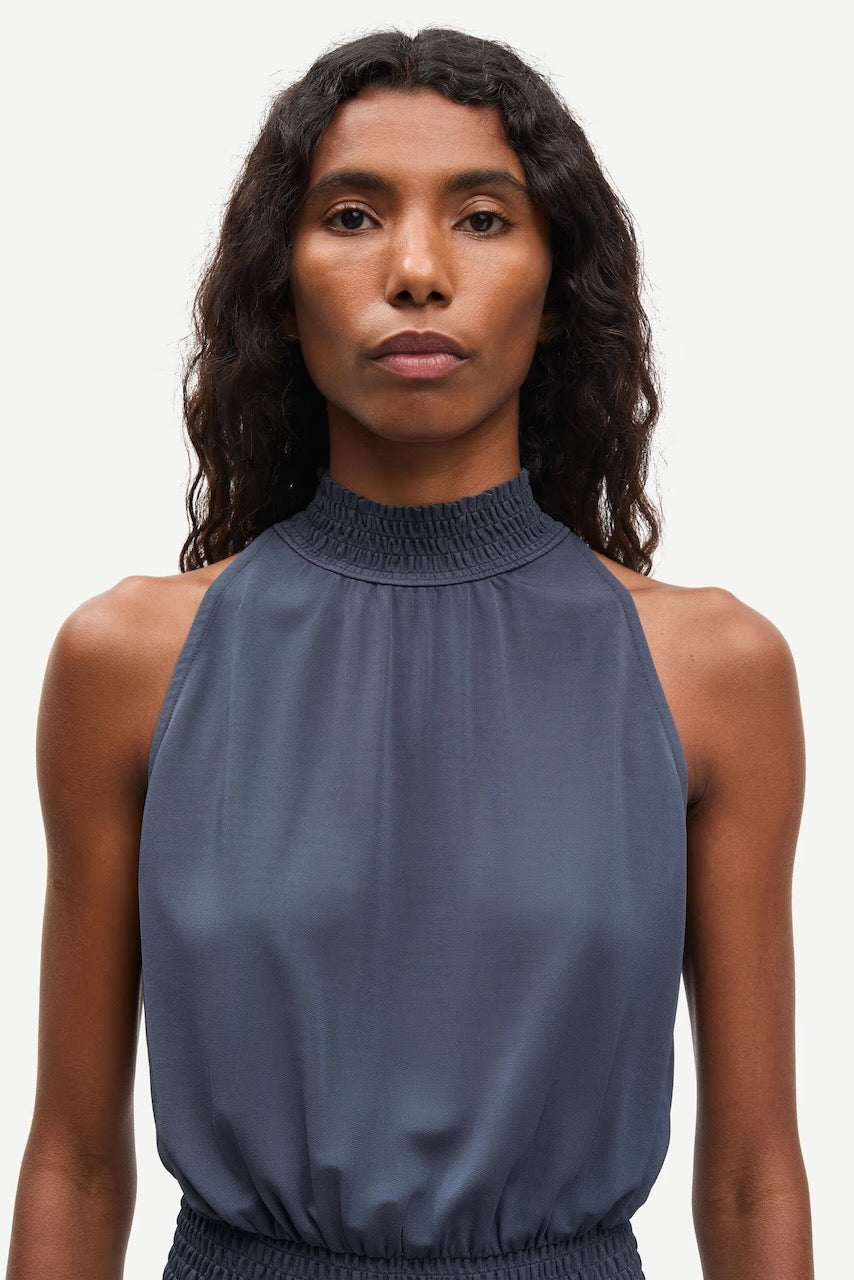 SAUMI Dress ombre blue