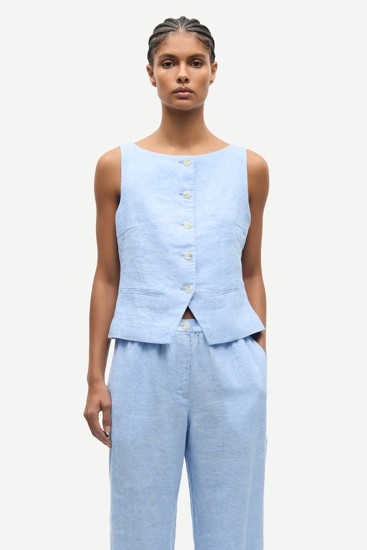 SALOVES Linen Vest