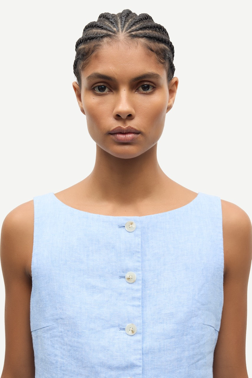 SALOVES Linen Vest