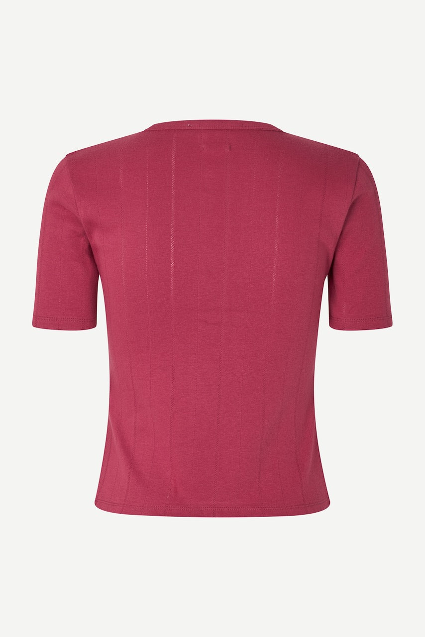 SAJUNI Shortsleeve Cardigan dry rose