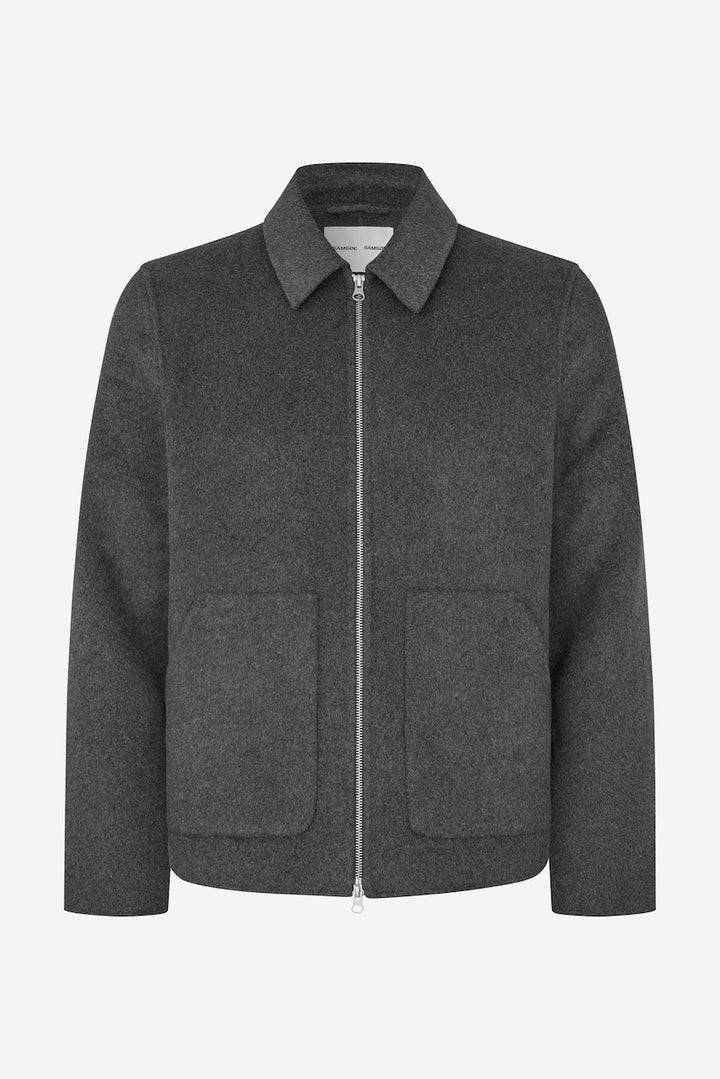 SAPAULO Jacket dark grey mel