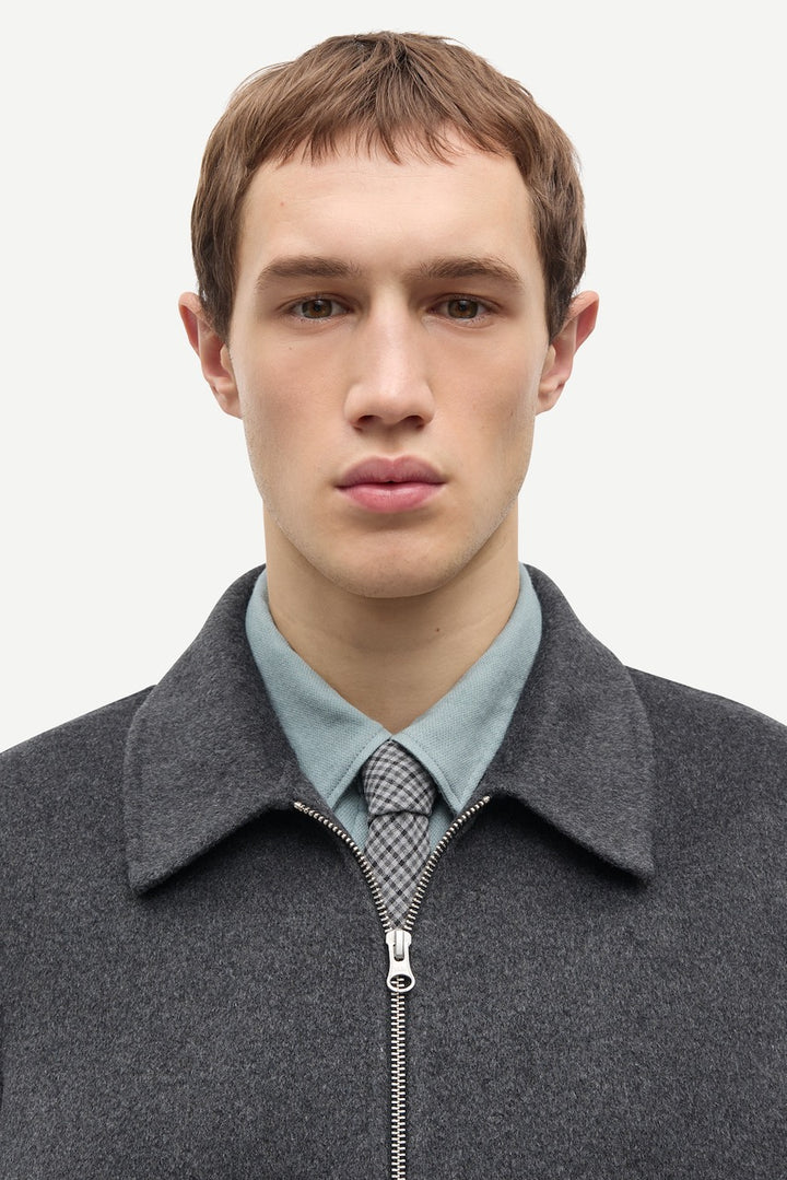 SAPAULO Jacket dark grey mel