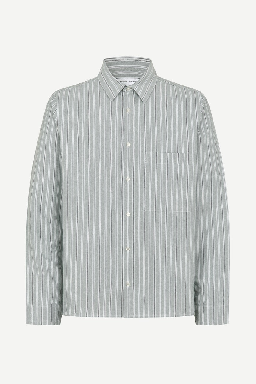 SARYAN O Shirt stormy sea stripe
