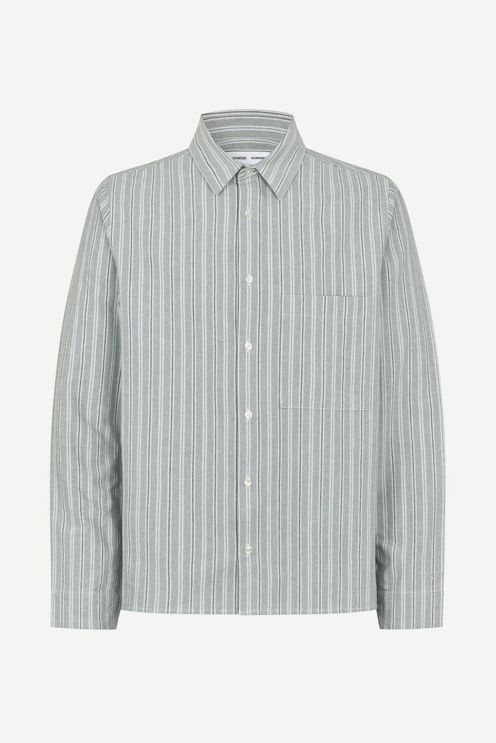 SARYAN O Shirt stormy sea stripe