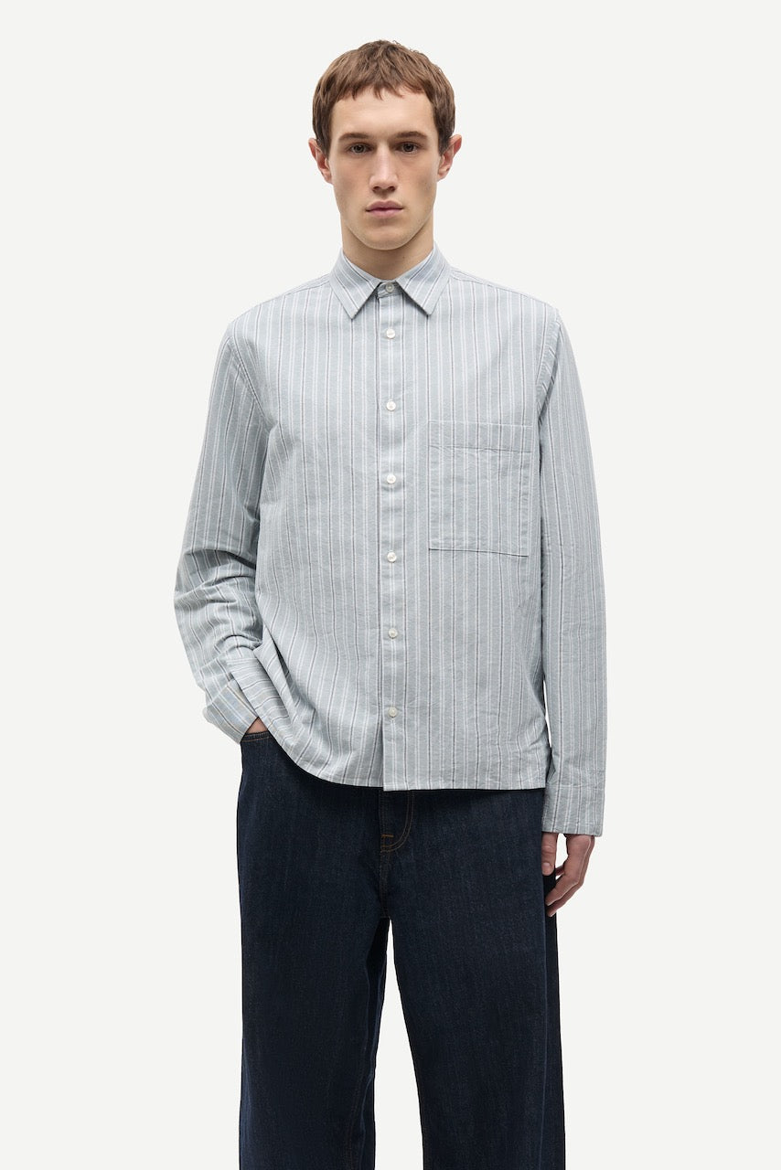 SARYAN O Shirt stormy sea stripe