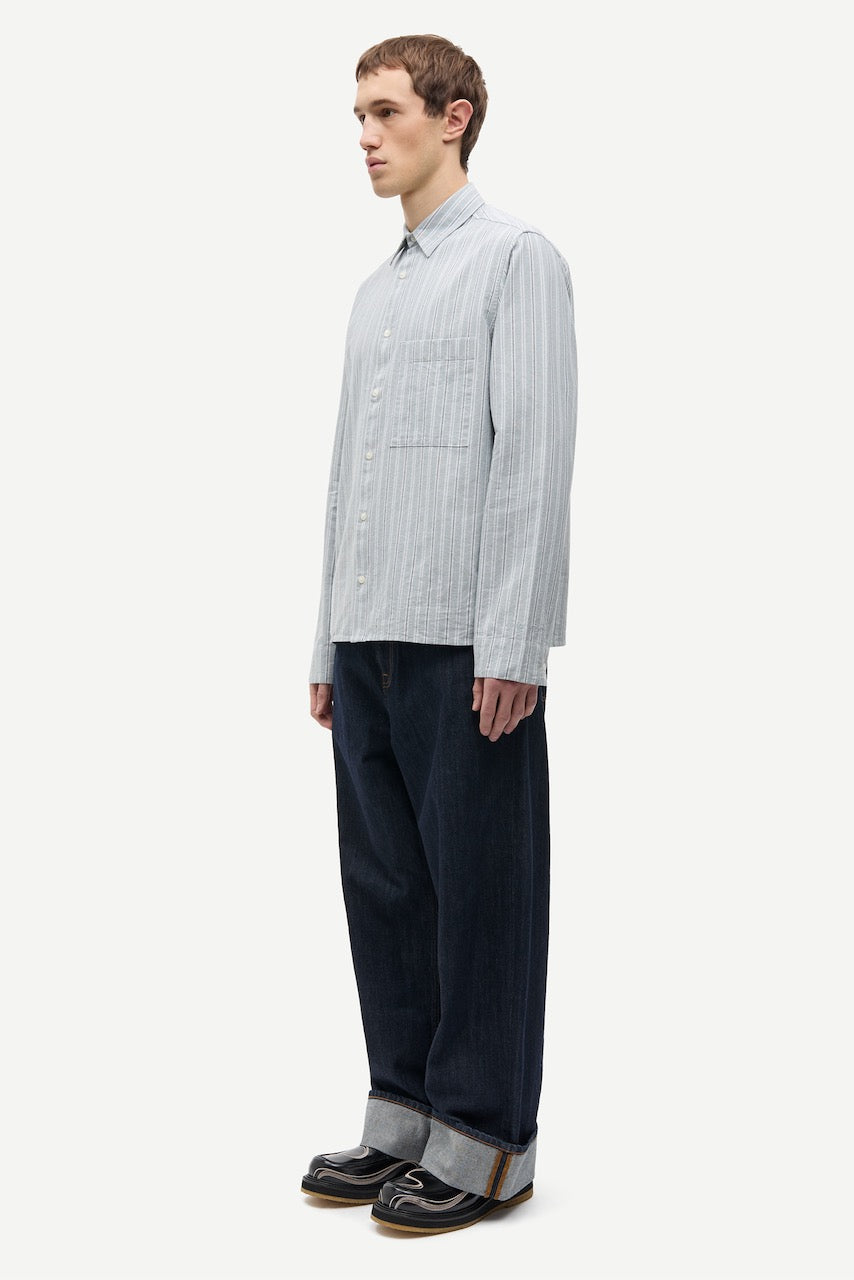 SARYAN O Shirt stormy sea stripe