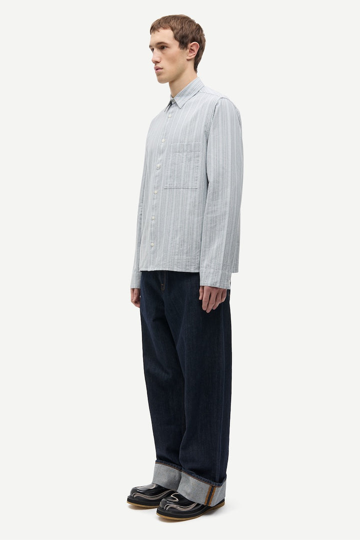 SARYAN O Shirt stormy sea stripe
