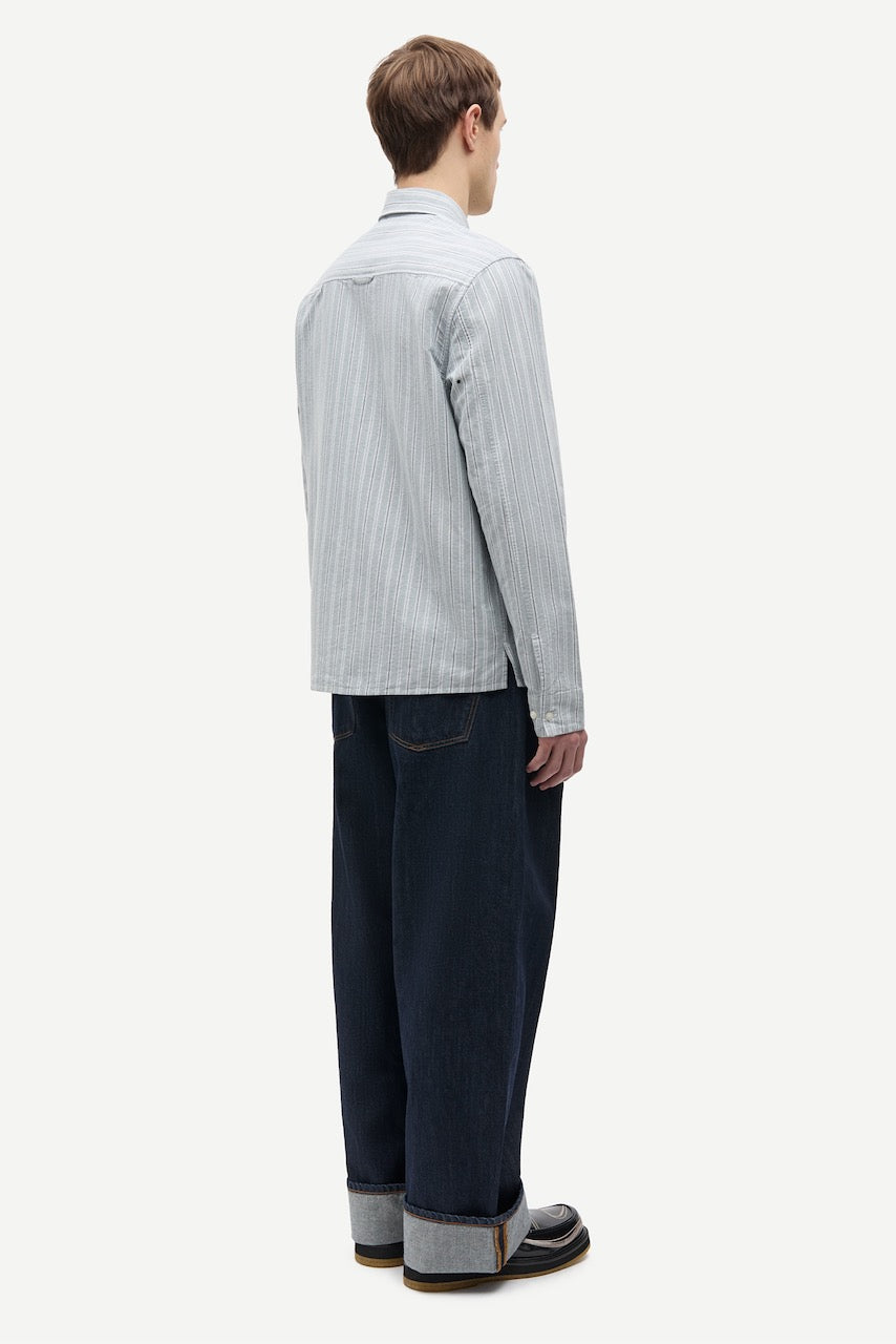SARYAN O Shirt stormy sea stripe