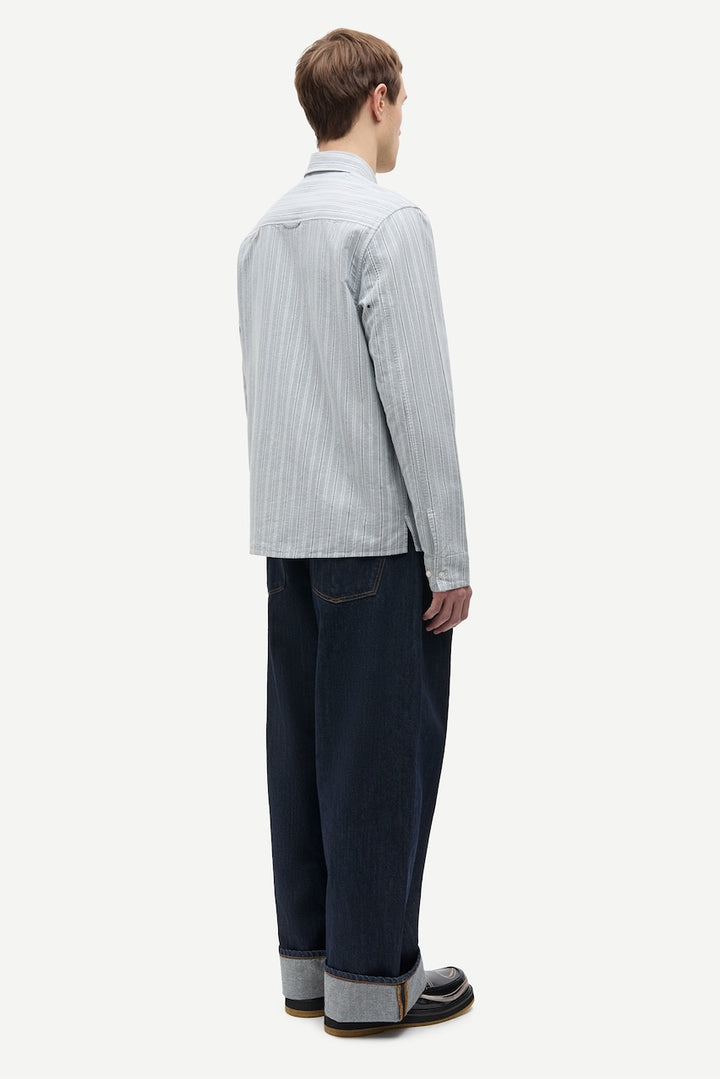 SARYAN O Shirt stormy sea stripe