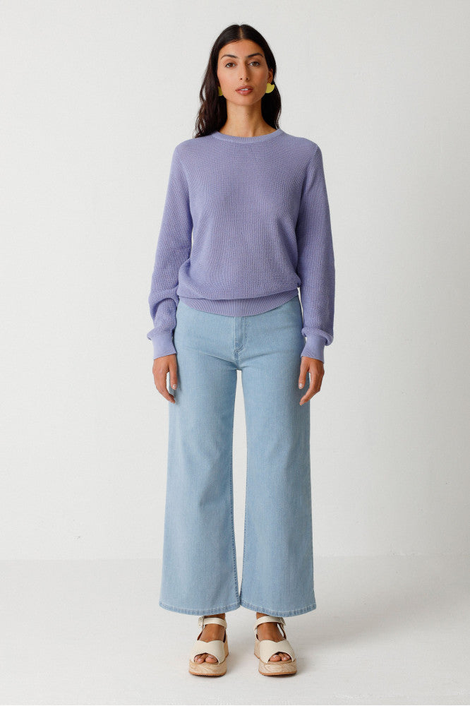 IRADI Sweater violet blue