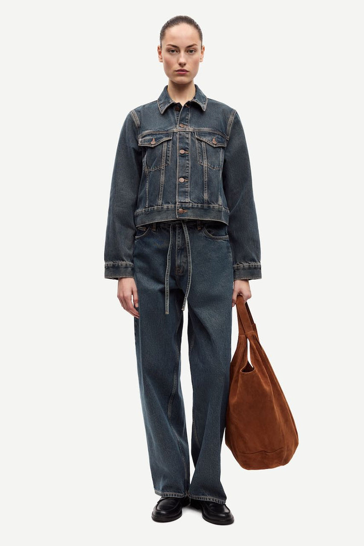 SAHARPER Jeans Belt burnt oak