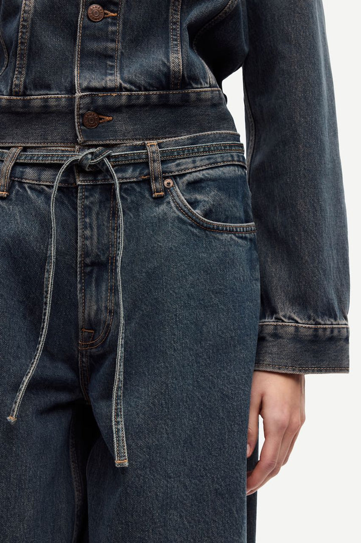 SAHARPER Jeans Belt burnt oak