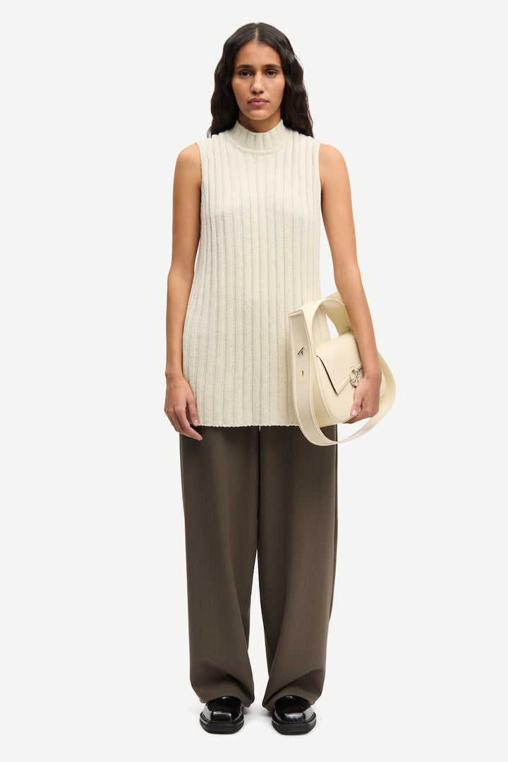 SAHARPER Pleat Trousers major brown