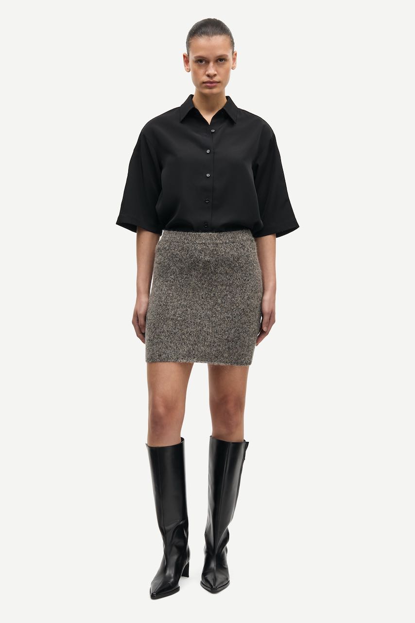 SAKELSIE Skirt fossil mel