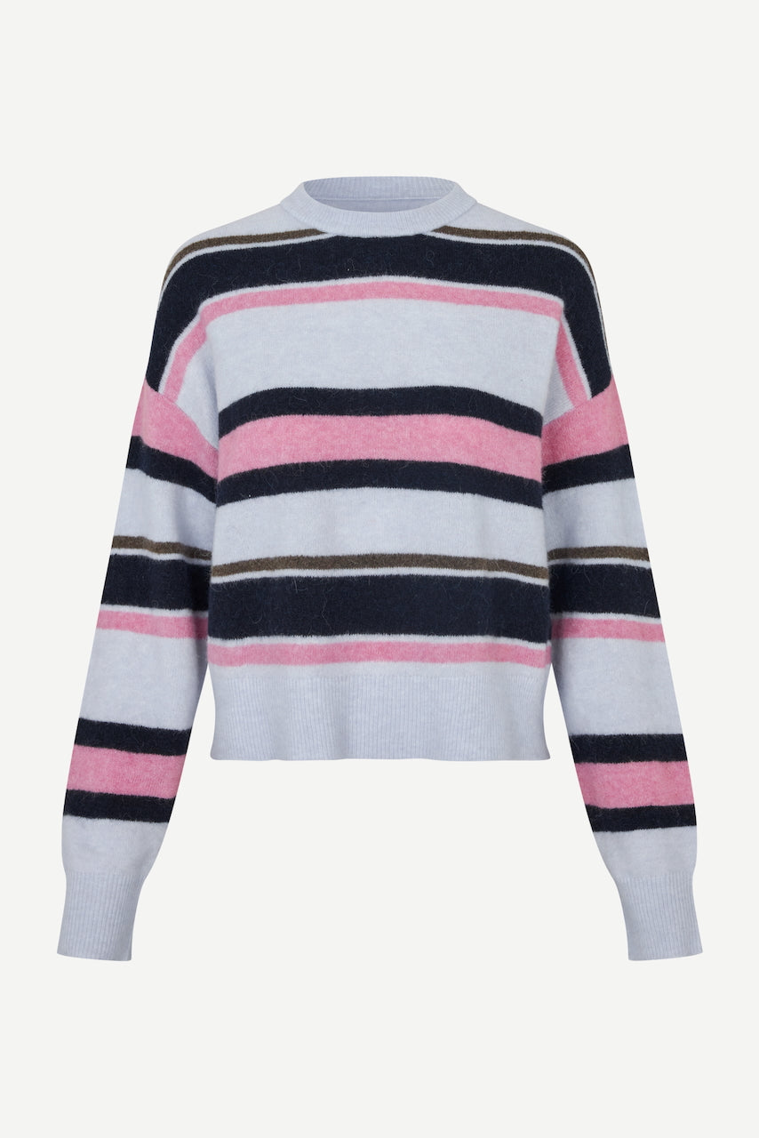 SANOURA Sweater gray dawn multi st.