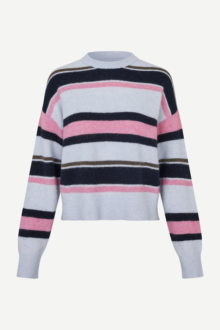 SANOURA Sweater gray dawn multi st.