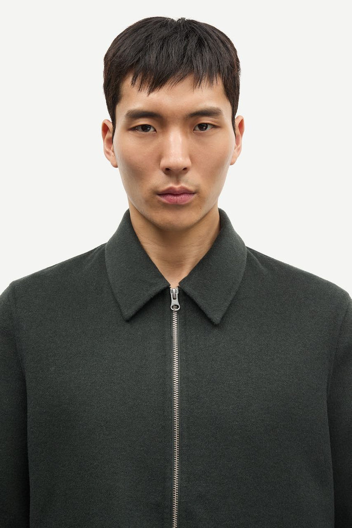 SAPAULO Jacket dark evergreen