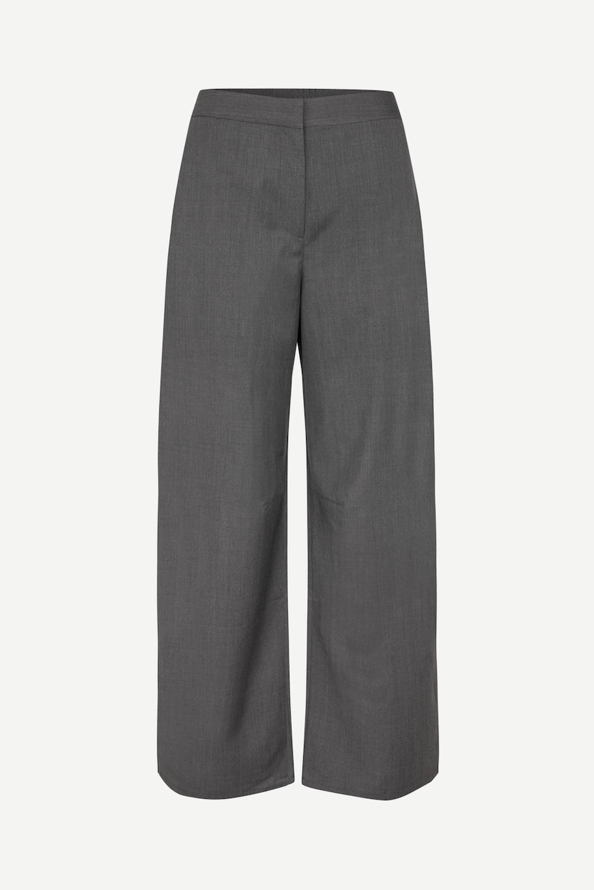 SAROKO Trousers dark grey mel