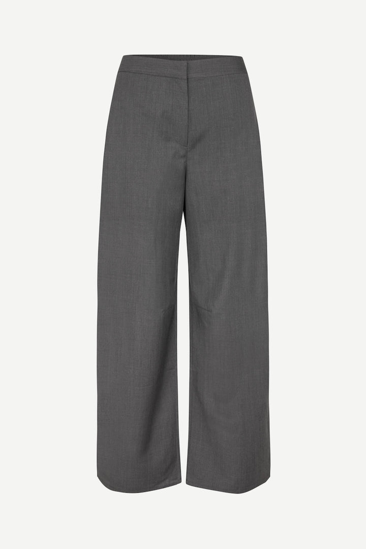 SAROKO Trousers dark grey mel