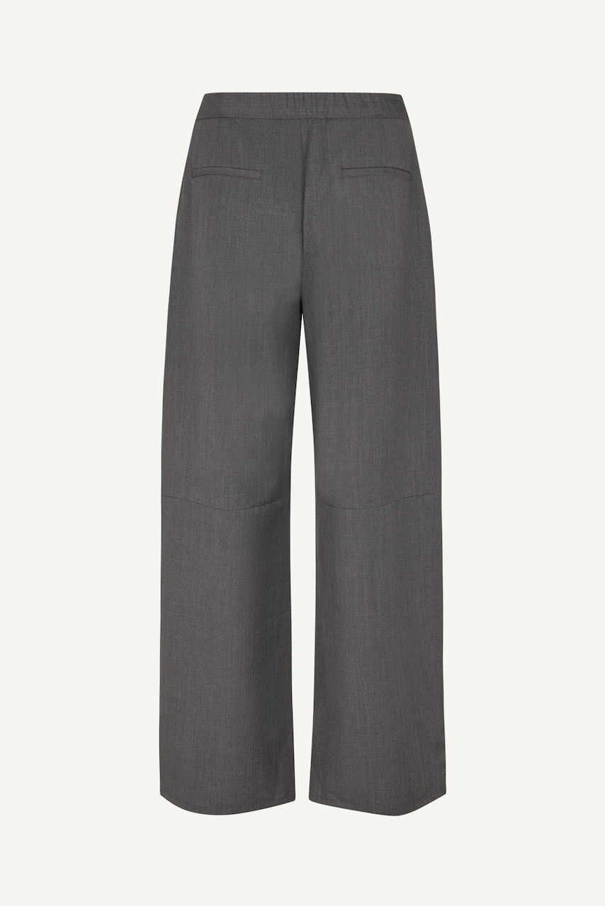 SAROKO Trousers dark grey mel