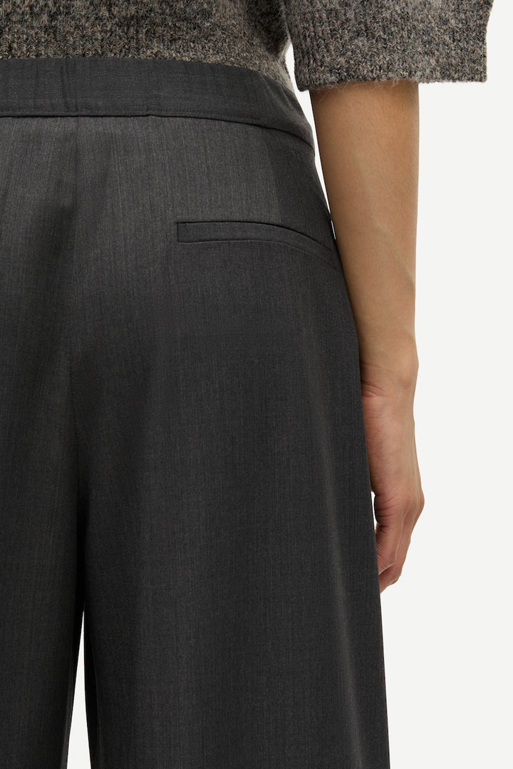 SAROKO Trousers dark grey mel