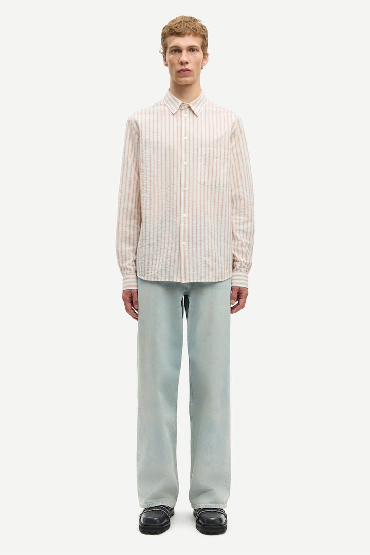 SARYAN J Shirt aurora red stripe