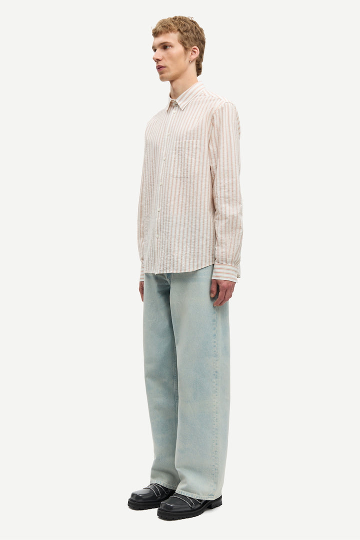 SARYAN J Shirt aurora red stripe