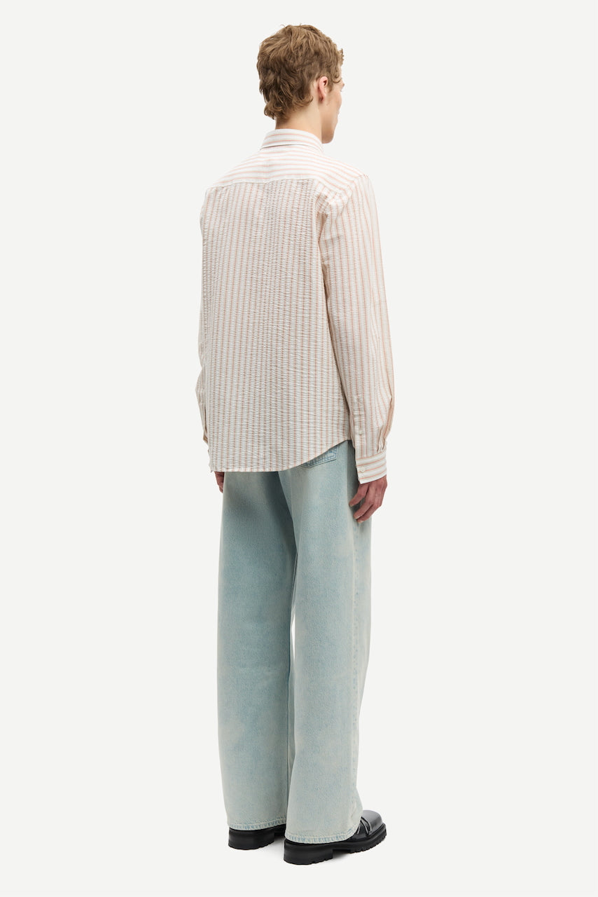 SARYAN J Shirt aurora red stripe