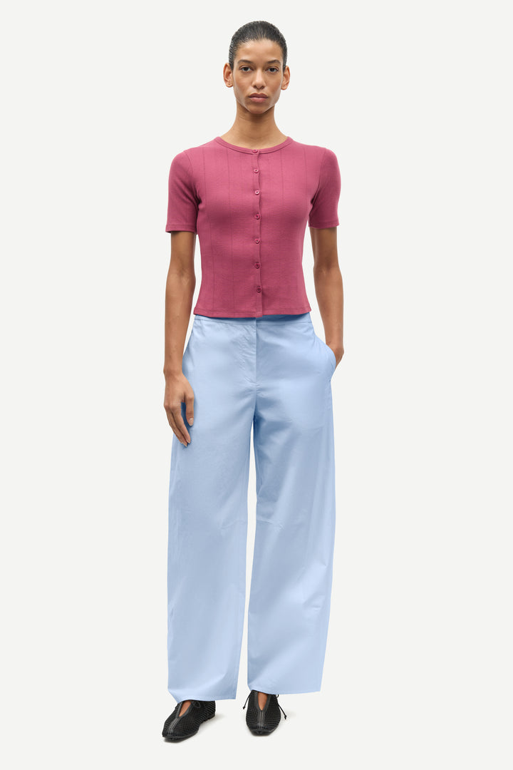 SAJUNI Shortsleeve Cardigan dry rose