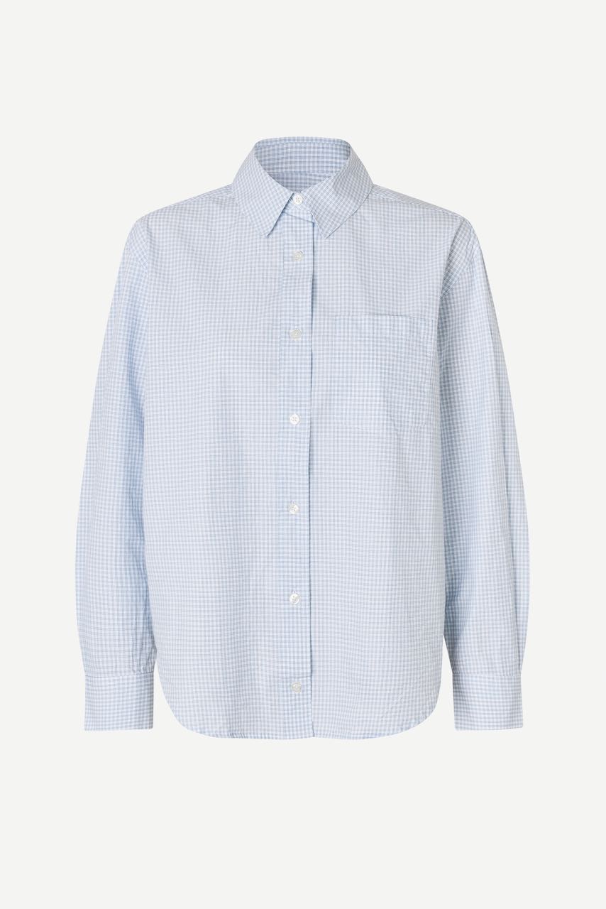 SALOVA Pocket Shirt blue check
