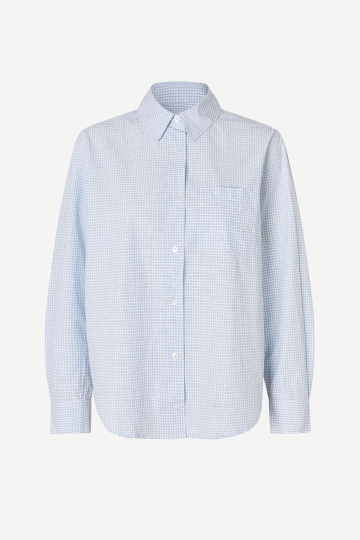 SALOVA Pocket Shirt blue check