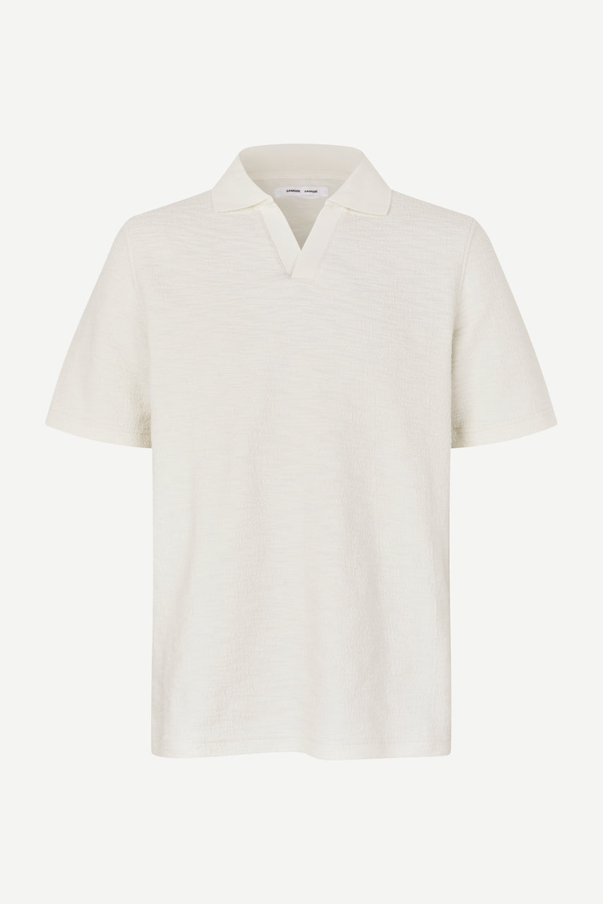 SAMAC V-Neck Polo clear cream