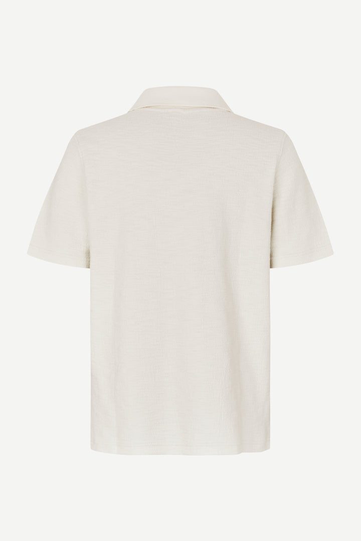 SAMAC V-Neck Polo clear cream