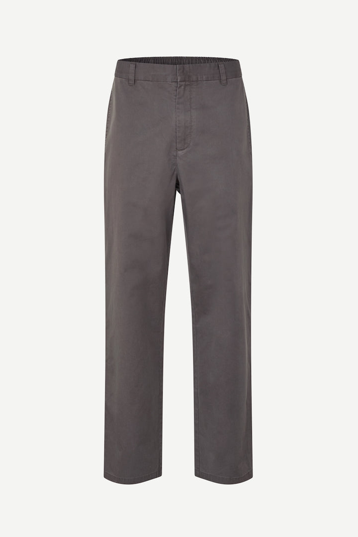 SANOAH FLEX Trousers black olive