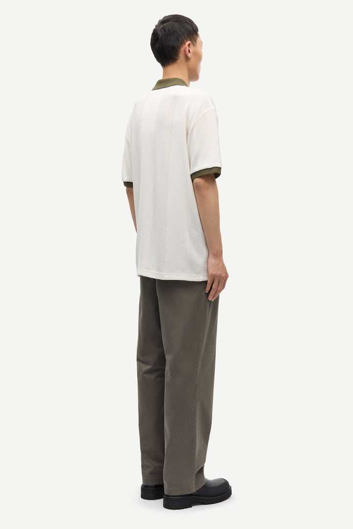 SANOAH FLEX Trousers black olive