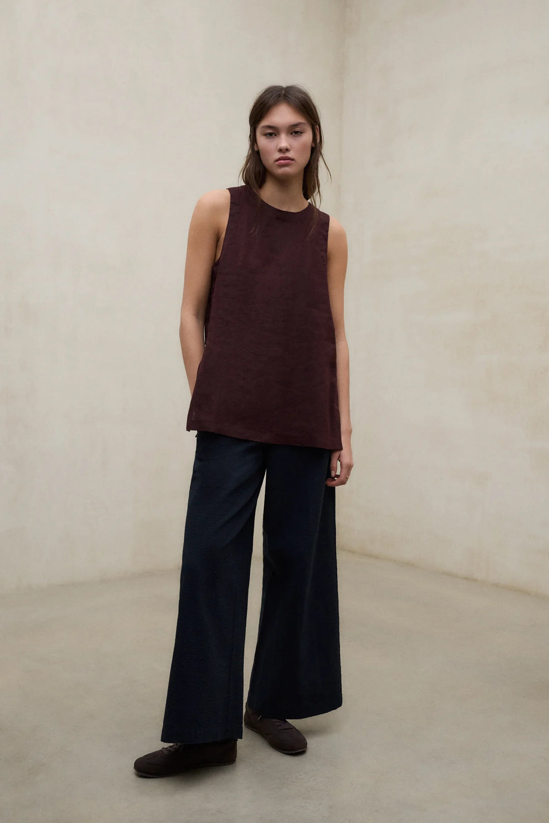 SIA Linen Shirt cocoa